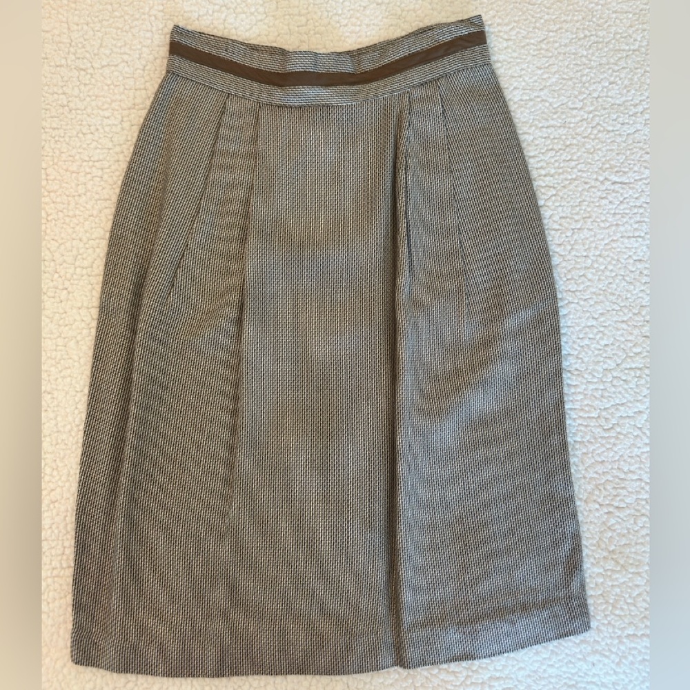Brown Skirt by Daily Habit New York